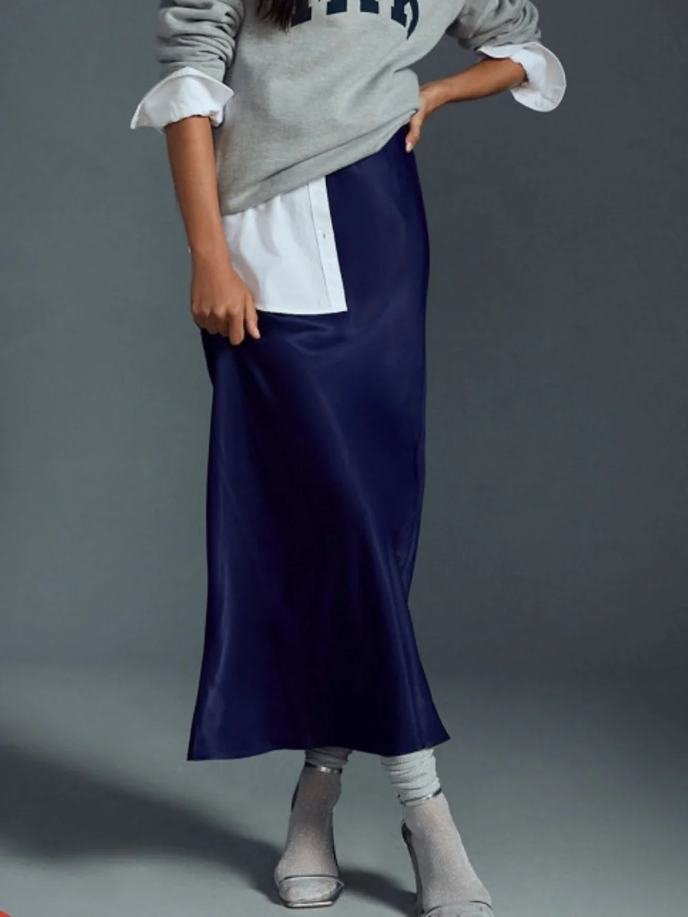 Anthropologie The Tilda Maxi Slip Skirt
